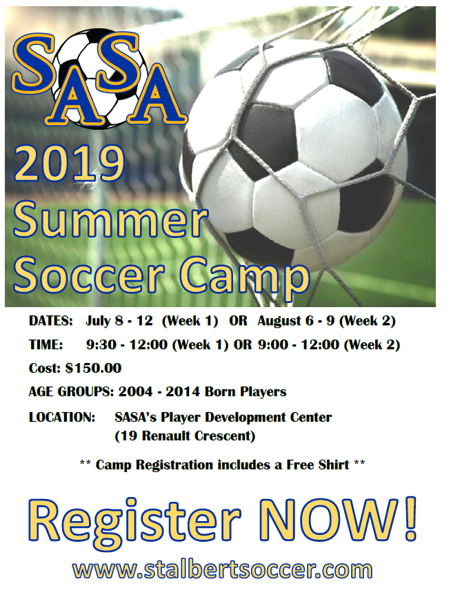 St. Albert Soccer Association – Talk with your feet. Play with your heart.
